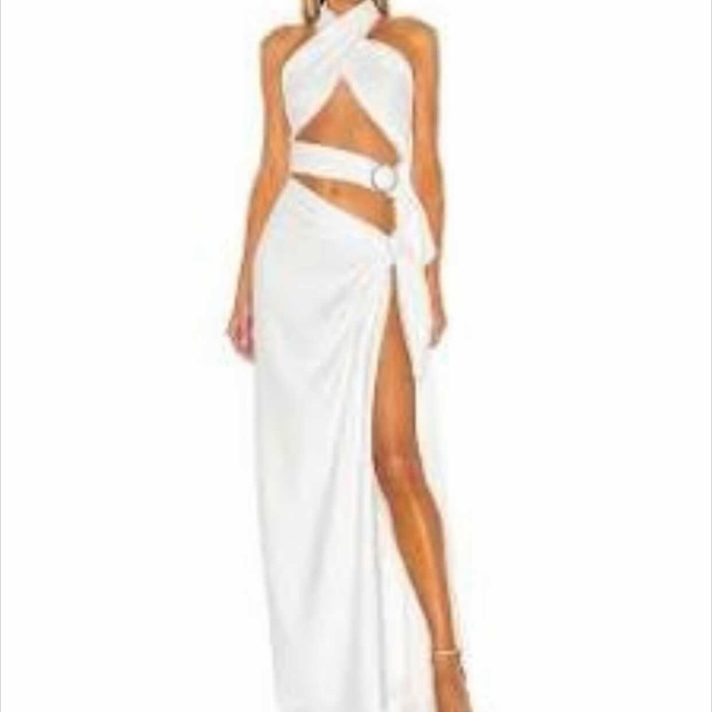 Revolve Maxi white dress size 4